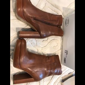 STEVE MADDEN - JOZZIE COGNAC SHOES